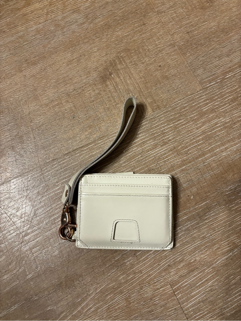 Andar Denner 2 wallet & strap- ivory